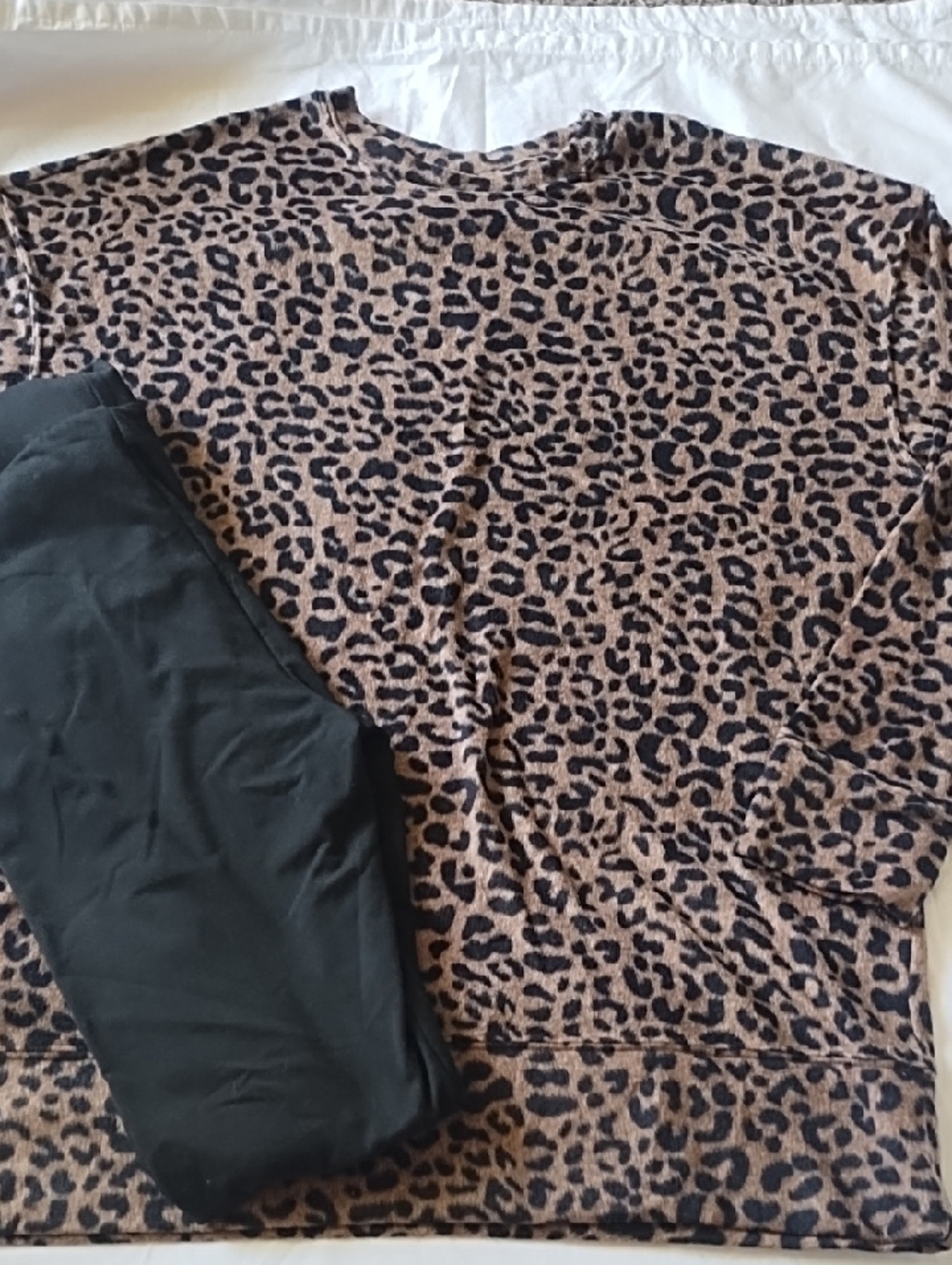 32Degrees 2pc Leopard Print Sleep Set SzSm